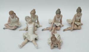 Six Nao ballet dancer figures