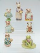 Beswick Beatrix Potter figures Aunt Pettitoes (3A), Little Pig Robinson (3C),