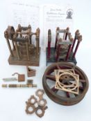 Two part-built James Booth's rectilinear live steam engines and an article relating to their