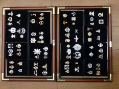 Danbury Mint 'Regiments of The British Army' cap badges, over 75 in total,