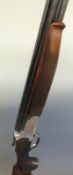 Lanber 12 bore over and under ejector shotgun with engraved lock,