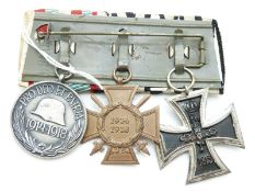 Germany / Hungary WWI medals comprising Iron Cross Second Class,