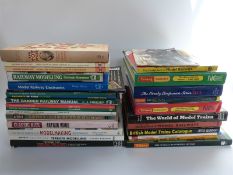A quantity of model railway books