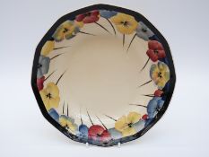 A Royal Doulton pansy bowl,