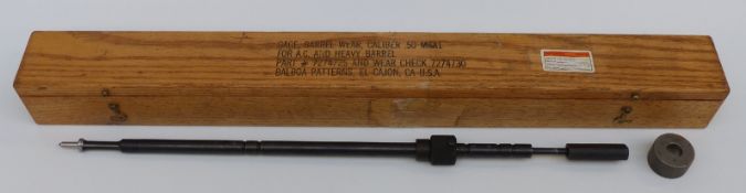 Gun barrel wear gauge for .