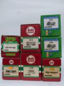 Seven mainly LGB G gauge railway boxes