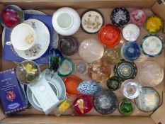 A quantity of paperweights including Caithness and Hafod Grange,