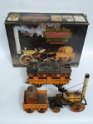 Hornby three-and-a-half inch gauge live steam Rocket locomotive in original box,