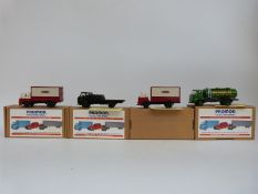 Four Promod limited edition diecast model commercial vehicles comprising two Karrier Gamecock Box