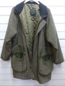 A gentleman's woollen tweed shooting jacket by Chrysalis,