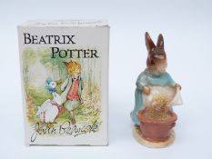 Beswick Beatrix Potter figure Cecily Parsley with gold oval BP2 backstamp