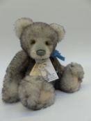 Charlie Bears Isabelle Collection Teddy Bear Wibble, with mottled grey mohair,