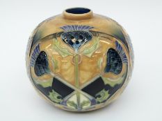 A boxed Tupton ware squat vase