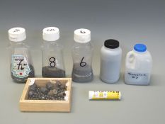 A collection of lead and non toxic shot in various sizes.