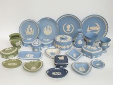 A collection of Wedgwood Jasperware ceramics