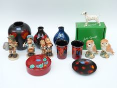 A collection of Beswick figures, Goebel Hummels,