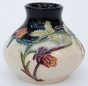 Moorcroft vase in Meadow Charm pattern, 5.