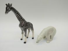 Copenhagen polar bear and a Goebel giraffe,