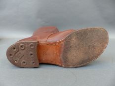 WWII American cavalry riding boots, size 7 1/2 E,
