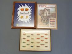 Three Eley shotgun cartridge advertising/ shop display posters,