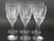 Six Waterford John Rocha Imprint wine glasses,