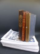 Four French WWI books together with magazines relating to WWI also in French