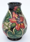 Moorcroft vase in Palmata pattern, 14cm tall,