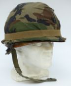 An American infantry/ Marines helmet.