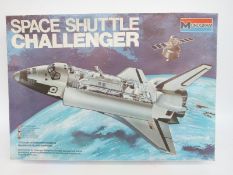 Monogram 1:72 scale model plastic kit Space Shuttle Challenger,