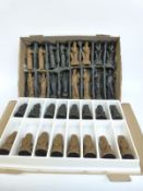 Cotswold Stone Crafts classical chess set made from local limestone, in original box,