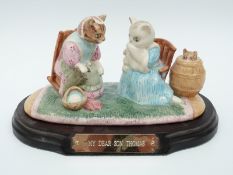Beswick Beatrix Potter tableau My Dear Son Thomas, limited edition 0314,