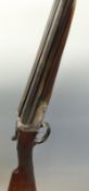 Webley and Scott Ltd 12 bore side by side ejector shotgun with named and engraved top plate,
