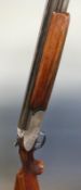 Armitalia 12 bore over and under ejector shotgun with engraved bird scenes to the sidelock plates,