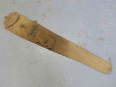 A WWII .303 canvas gun sleeve dated 1942 with ministry broad arrow stamp.