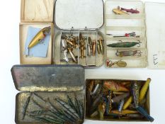A collection of fishing lures