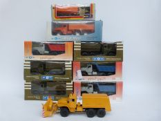 Nine Russian Elecon and similar 1:43 scale diecast model Ural Commercial vehicles including