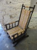 An American style rocking chair