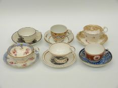 A quantity of 19thC teaware