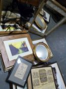 A quantity of prints,