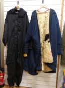 A bespoke Special Forces sheepskin lined coat, Iraq war era, ex British Special Forces,