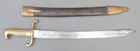 Prussian 1871 pattern Infantry short sword, marked 11T L532 to hilt,