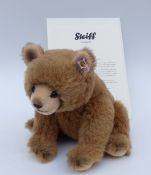 Steiff Teddy Bear Nodding Bear with brown mohair, 24cm, limited edition 231/750,