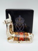 Royal Crown Derby Llama paperweight