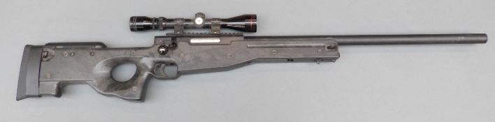 Maruzen APS 96 bolt action 6mm Airsoft sniper rifle with Symmons 3-9x40 scope,