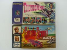 Two Waddington's games Captain Scarlet The Fight With The Mysterons and Thunderbirds