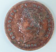 George IV penny 1825,