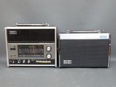 Sony RF double conversion FM/AM solid state thirteen band CRF 160 radio together with Sony FM/AM