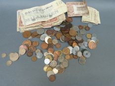 An amateur collection of UK and overseas coinage, 19th century onwards,