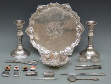 Victorian hallmarked silver lobed bonbon dish, Birmingham 1897 maker Miller Brothers, diameter 16cm,