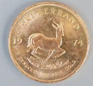 1974 South African gold Krugerrand